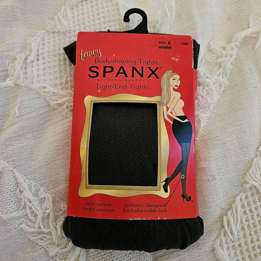 New Spanx Bodyshaping Tights "Smoke" Size B
